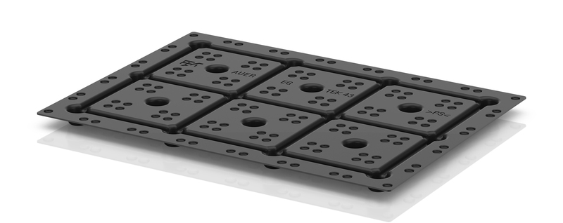 AUER Packaging Vkládací boxy – vložka pro euro přepravky 40 x 30 cm EG TEK 43